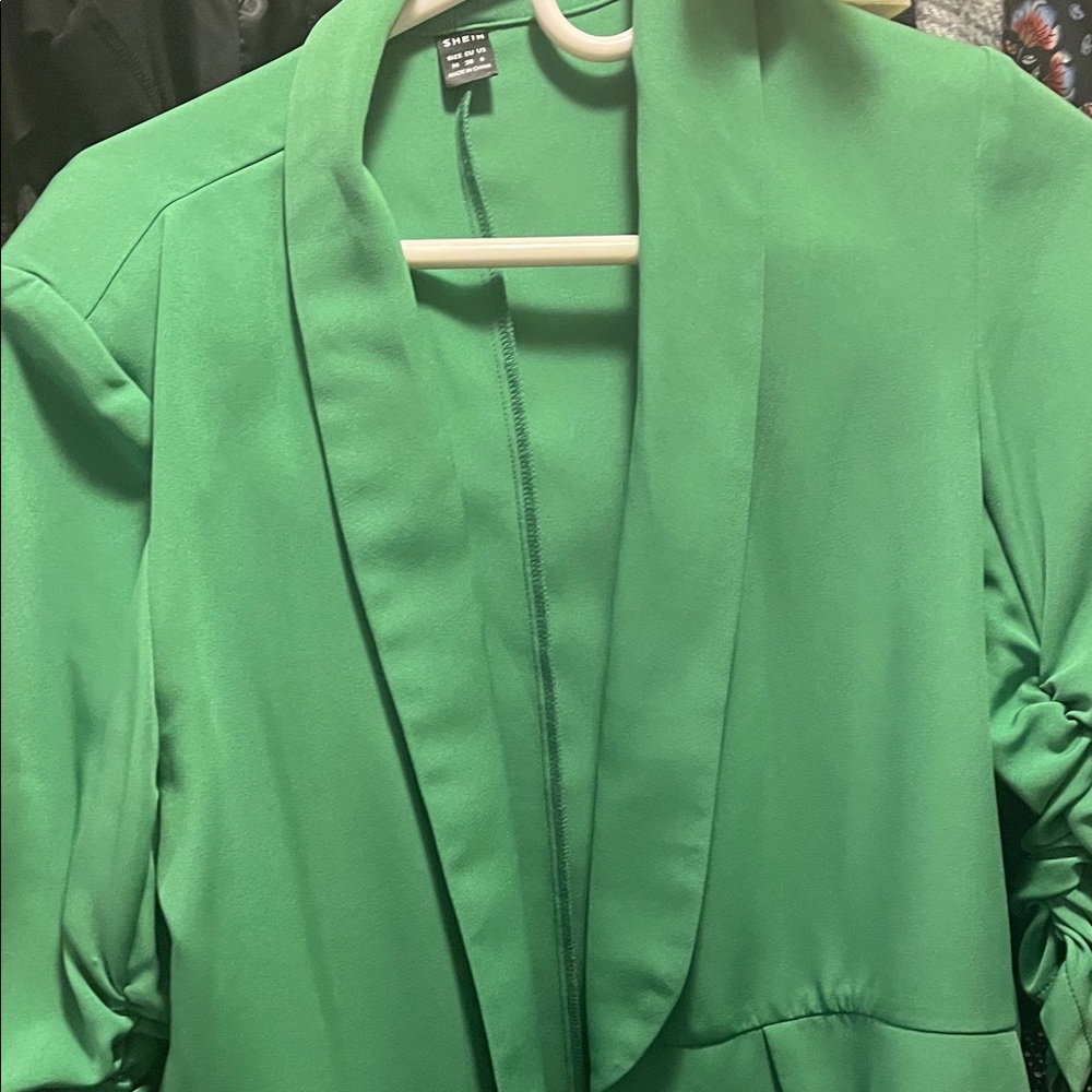 SHEIN Vibrant Green Blazer